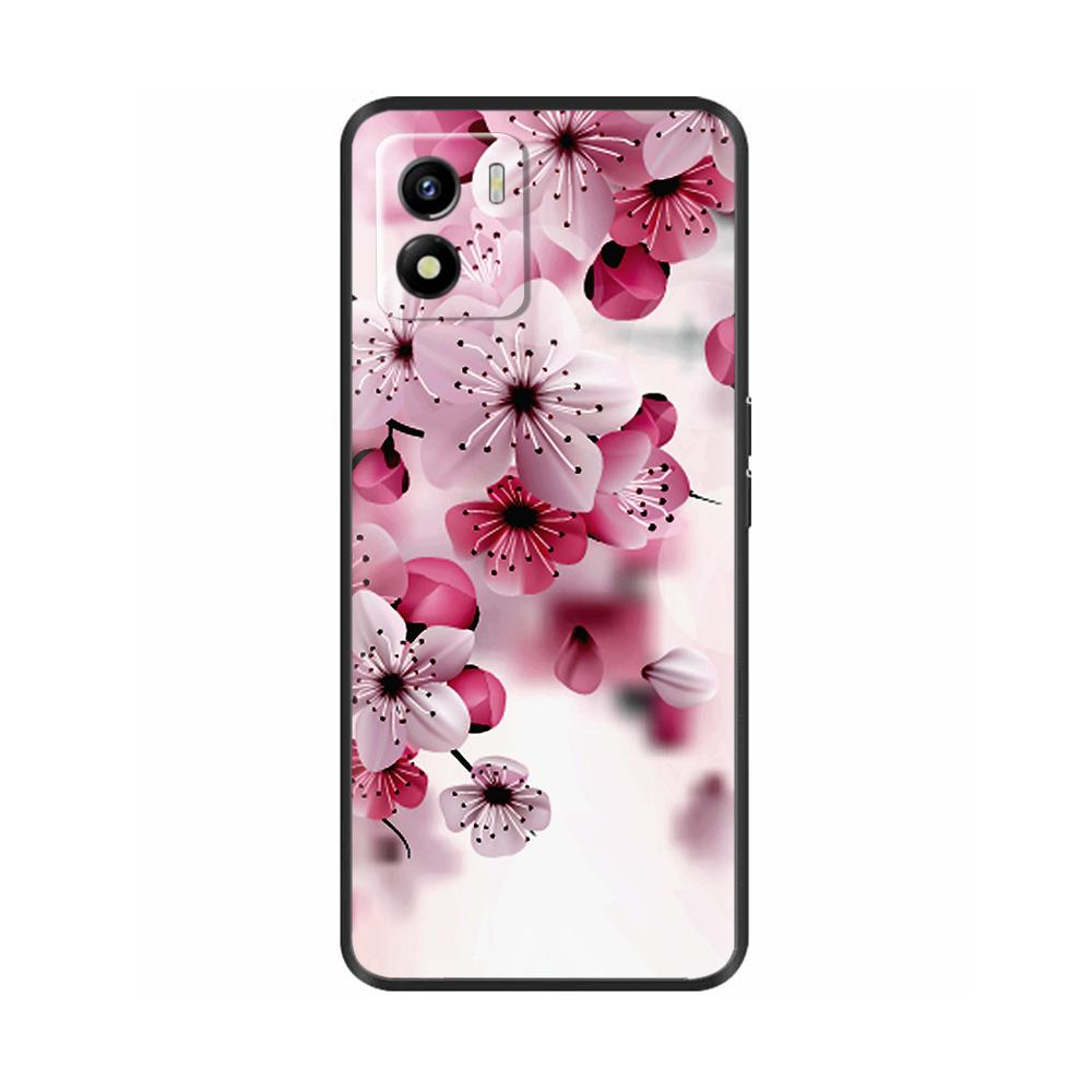 For Vivo Y01 Case Y01 2022 Soft Silicone Back Cover TPU Phone Case For Vivo Y01 Y 01 VivoY01 Cute Black Bumper Coque Shell Funda
