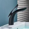 Creative Basin Faucets Bathroom Sink Waterfall Cold and Hot Mixer Water Tap Crane Single Hole Deck Mounted
