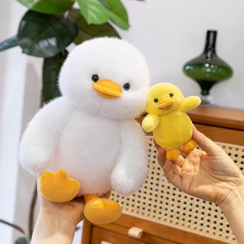 Cute Mother and Child Animal Plush Toy Rabbit Puppy Doll Cartoon Duck Doll Children's Company Gift