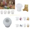 Bamboo Castings Molds 3D Panda Resins Silicone Mould Making Top Sale
