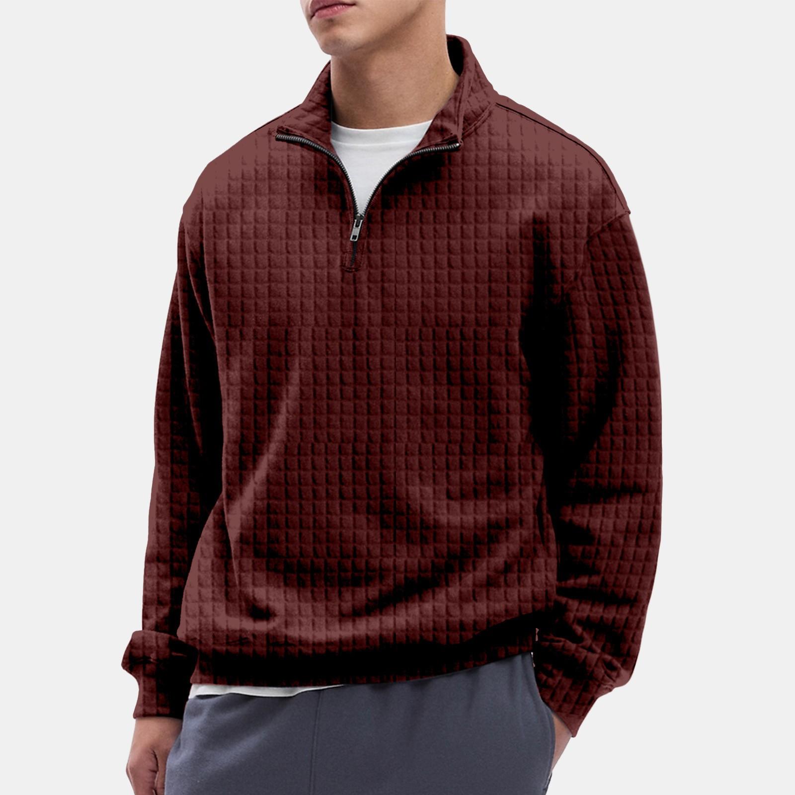 

Мужская толстовка с принтом на открытом воздухе, свободная с длинными рукавами и этническим принтом XL винный