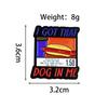 Personalized Cute Cartoon Enamel Quote Brooch - Accessories for Clothes & Bags