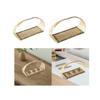 Bamboo Basket Serving Tray Rustic Food Biscuit Cookies Pastry Display for Kitchen