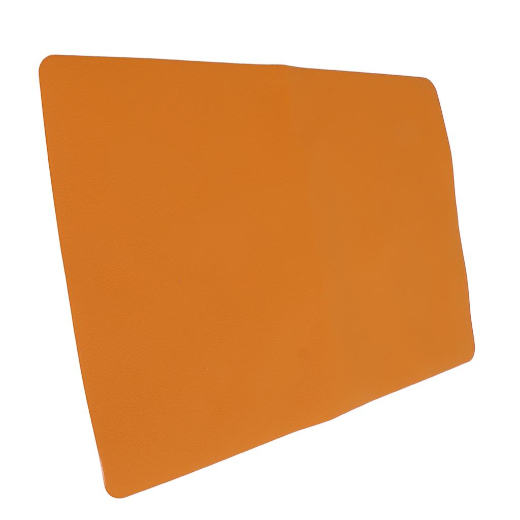 Nail Mat Orange Soft Double Sided Leather Waterproof Stain Resistant Bendable Desk Mat Nail Art Tools