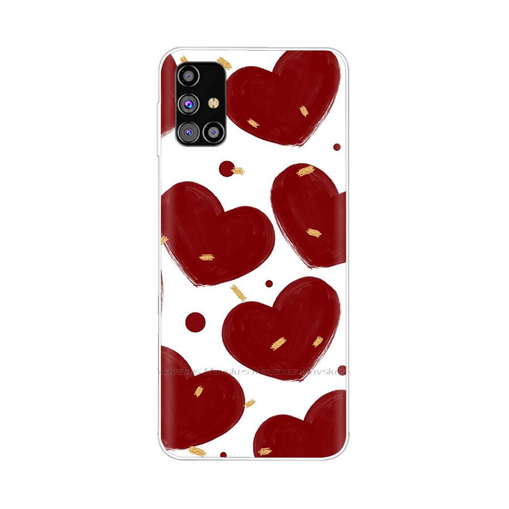 For Samsung Galaxy M51 Case SM-M515F Phone Case Creative Full Protection TPU Back Cover For Samsung M51 M 51 Soft Silicone Funda