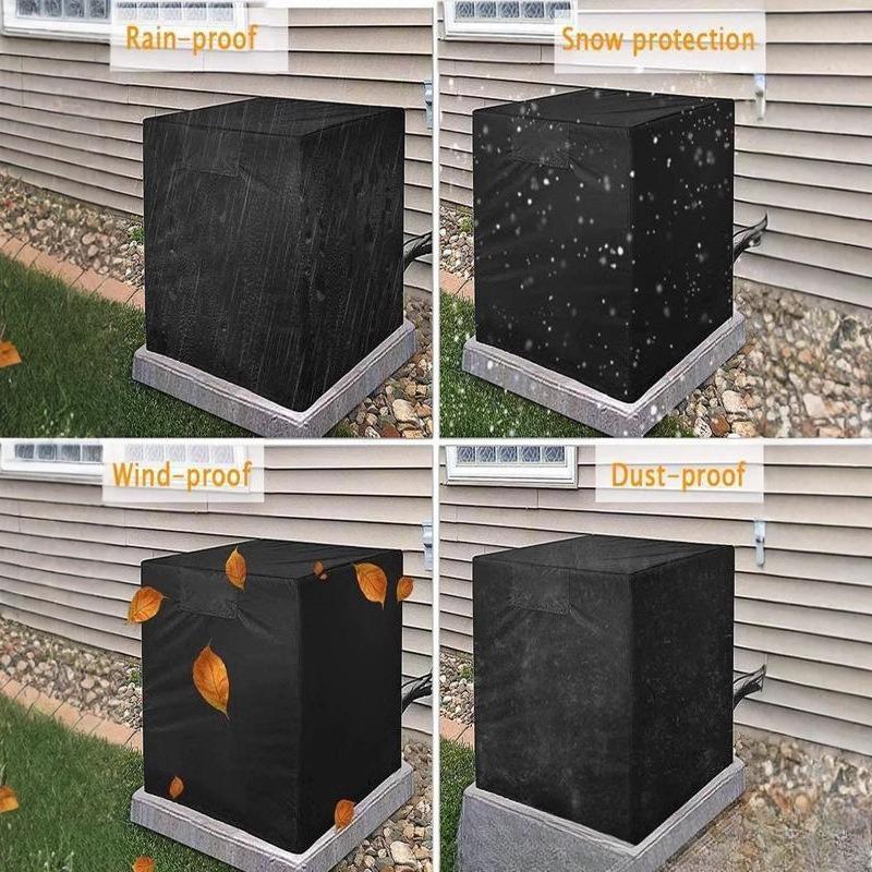 Waterproof Square Outdoor Air Conditioner Cover for Central AC Compressor