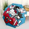 1pc Hello Kitty & Friends Edition Automatic Opening/Closing Umbrella with Foldable Design, Star Pattern, Outdoor, Suitable for Fans, Travelers, Daily