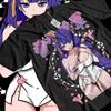 Raiden Shogun T Shirt Genshin Impact Harajuku Kawaii Girl Anime All Size Vintage Streetwear Casual Slightly