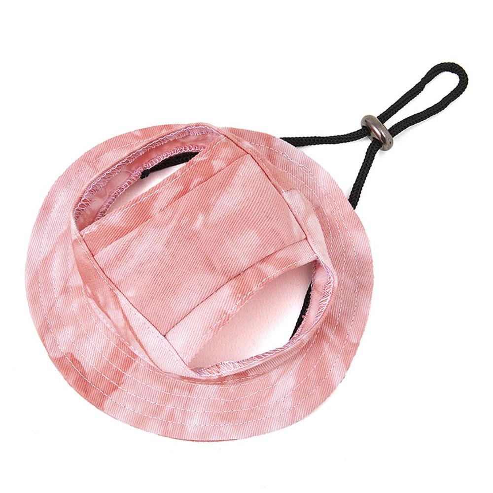 Tie-dyed Pet Hat with Ear Holes Dog Puppy Sunscreen Baseball  for Dogs Summer Cat  Sun Hat Small Dogs Outdoor Hiking Hat