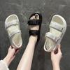 Fashion Drawstring Without Back Rainbow Shoes Woman Slippers Flip Flops Slide Sneakers Sandals For Women Sport Krasovki Athlete