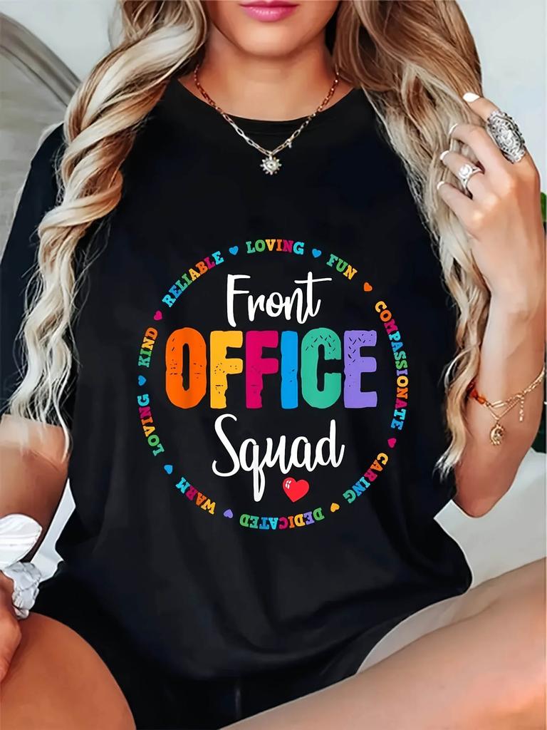 Front Office Squad Colorful T-shirt