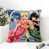 Comic Anime M-Mermaid Melody Pichi Pitch 5 Pillow Case Cotton Linen Fabric Square Zipper Pillowcase Home Decorative Living Room