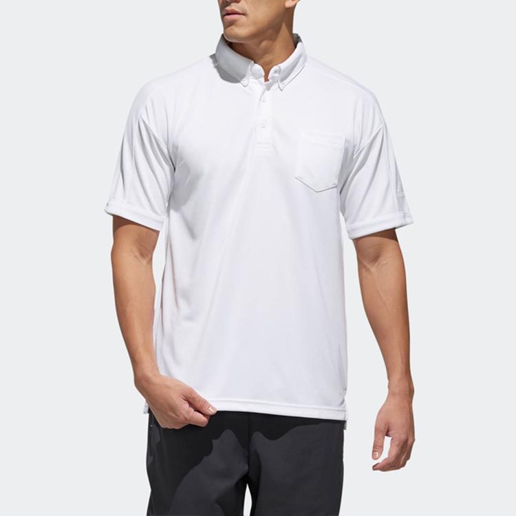 Adidas S2S Pocket Short Sleeve Polo Shirt Men Tops White DV0987