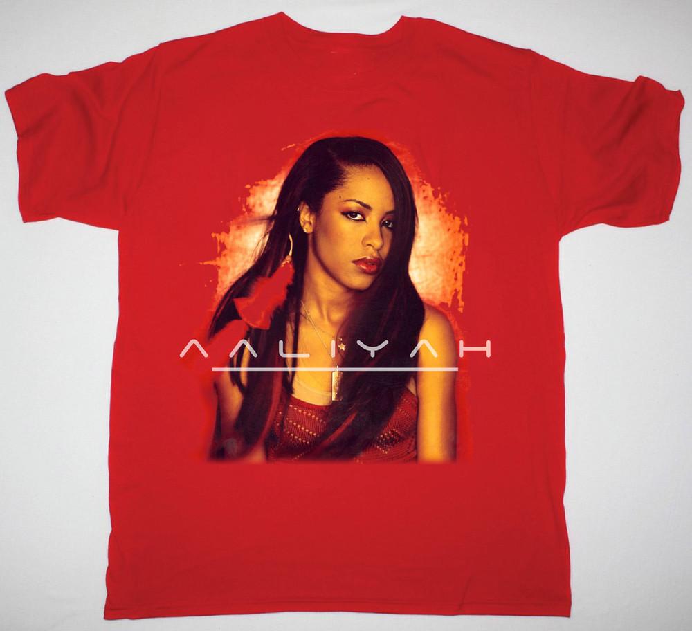 NEW Aaliyah Singer Gift for Fan Shirt Red All Size S-5XL Unisex T-Shirt XL