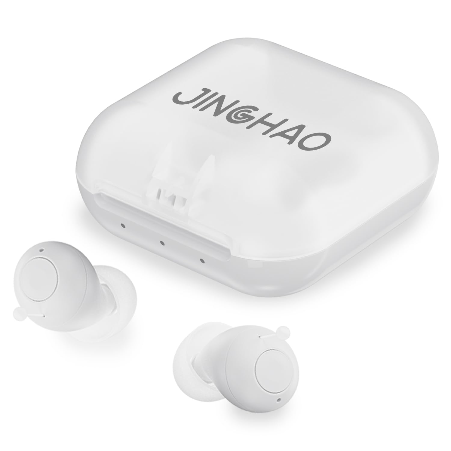 

JINGHAO Слуховой аппарат для перезаряжаемого легкого усилителя, ультратонкий для пожилых людей, бинауральный, базовый,