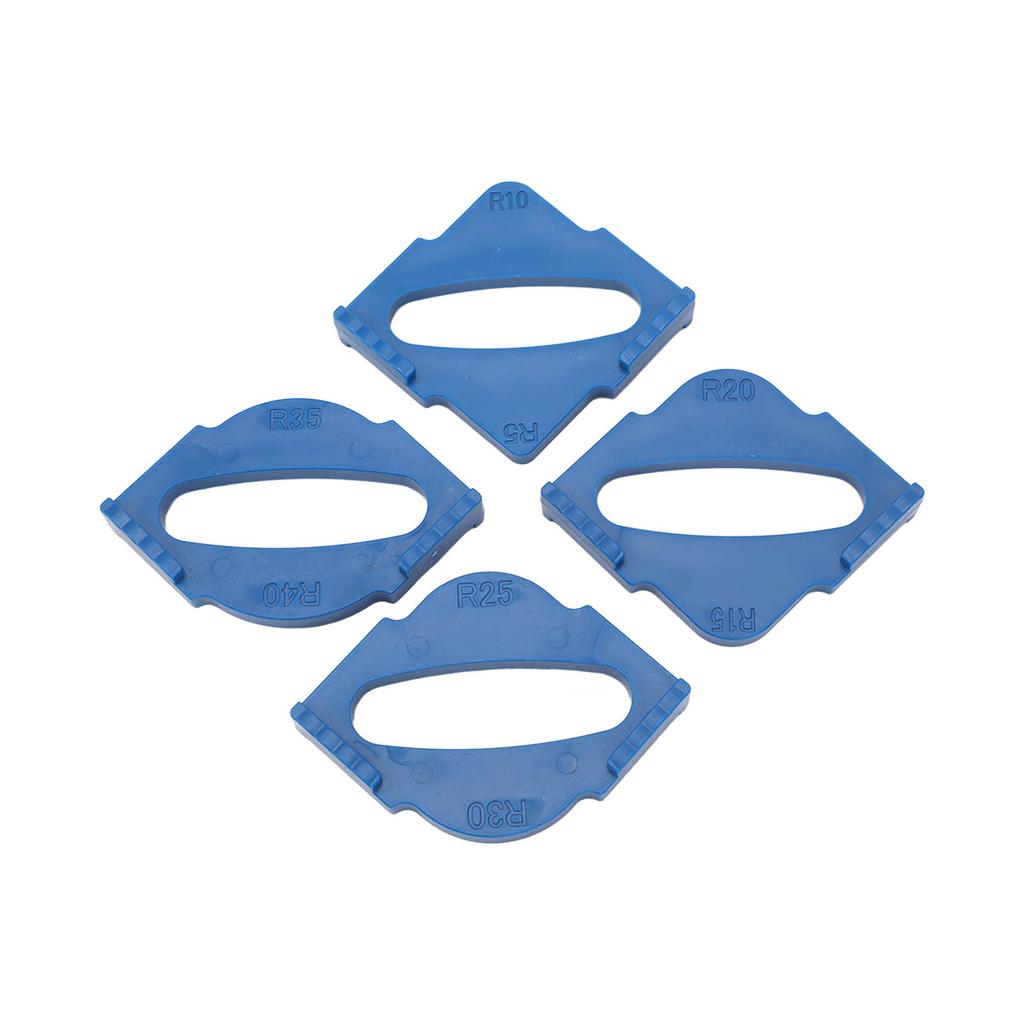 4Pcs Radius Jig Router Template R5 R10 R15 R20 R25 R30 R35 R40 Rounded Corner Radius Routing