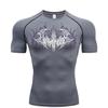 Fashion Compression T-Shirt for Men Short Sleeve Sport Tees Fitness Running Sweat-Resistant Sportsear Casual Gym Elastic Quick Dry Jogging Summer Tops