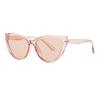 Fashion Cat Eye Sunglass Trendy Female Eyewear Luxury Irregular Frame Popular Women Travelling Sun Glasses Lentes  Mujer