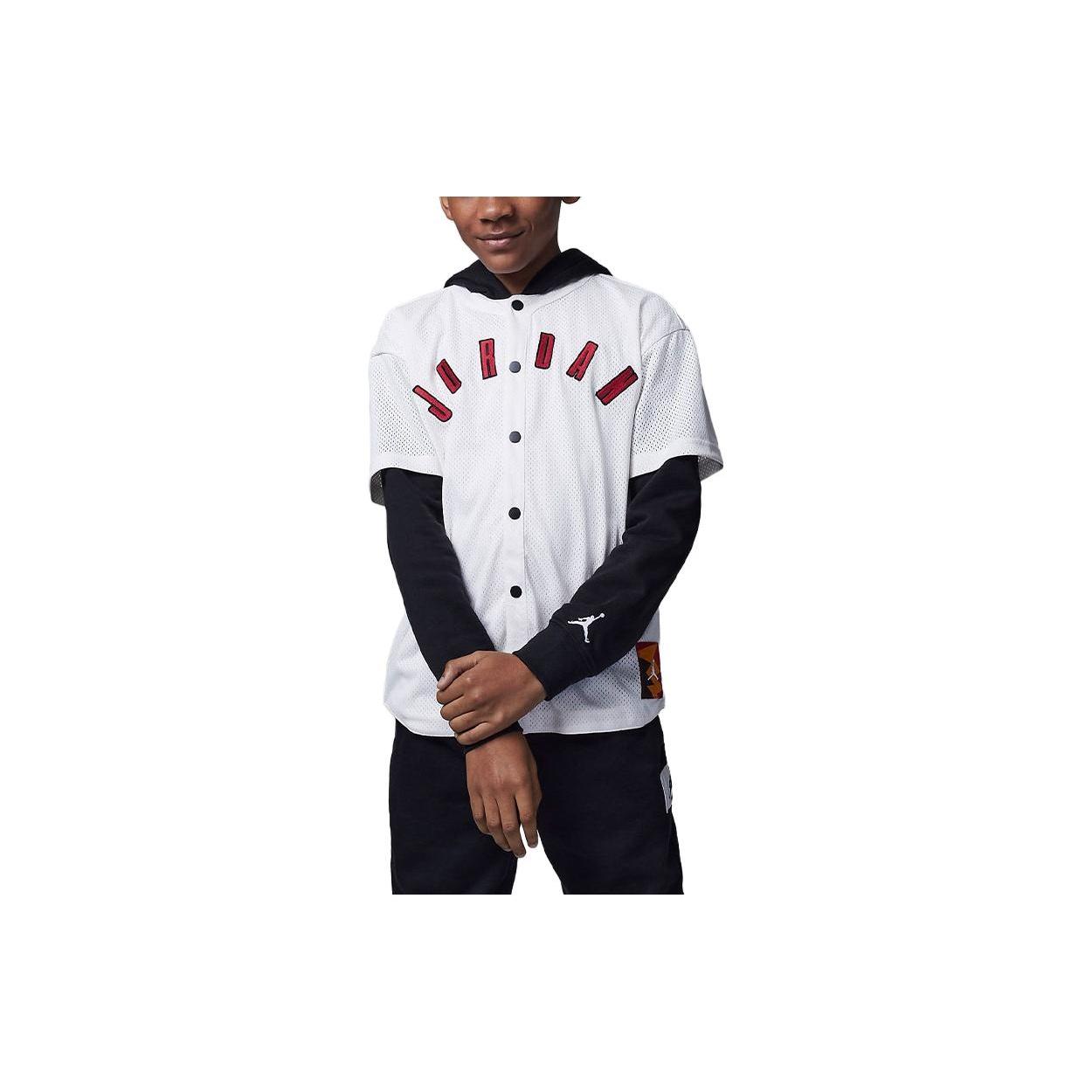 (GS) Air Jordan Flight MVP Baseball Jersey  Sail  Kids  FV2823-133 S