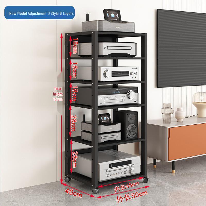 Mixer Audio Mobil și Suport Amplificator cu Tuburi - Dulap Raft de Depozitare pentru Home Theater