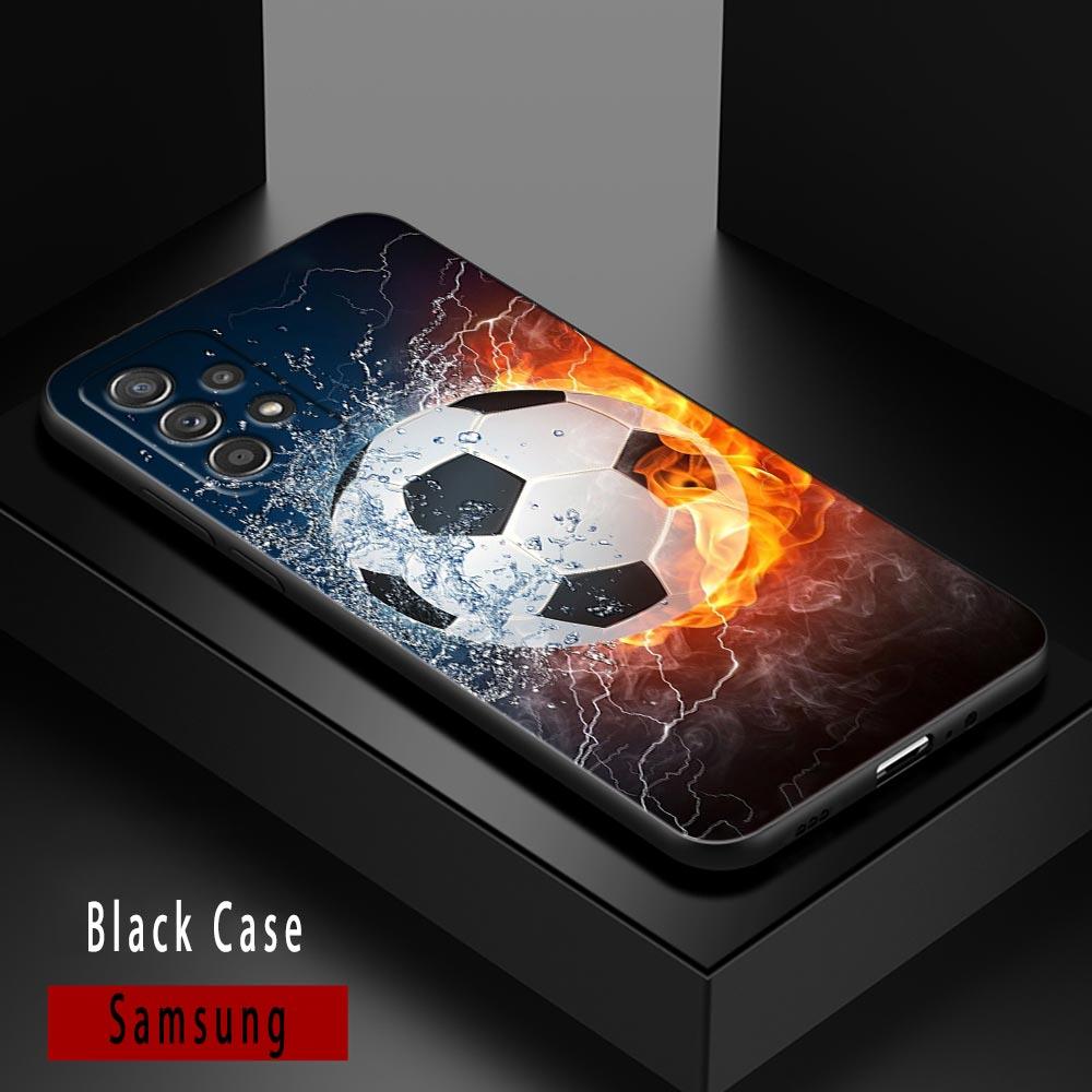 Football Passion Soccer Ball Case For Samsung Galaxy A14 A32 4G A33 5G Case A13 A23 A31 A02 A03 A22 A24 A02S Soft Silicone Cover