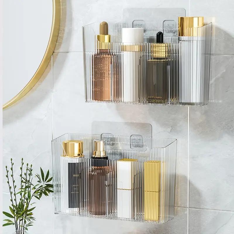 Kitchen Cabinet Door Storage Box Wall-mounted Punch-free Cabinet Plastic Wrap Hanger Bathroom Toilet Storage Rack