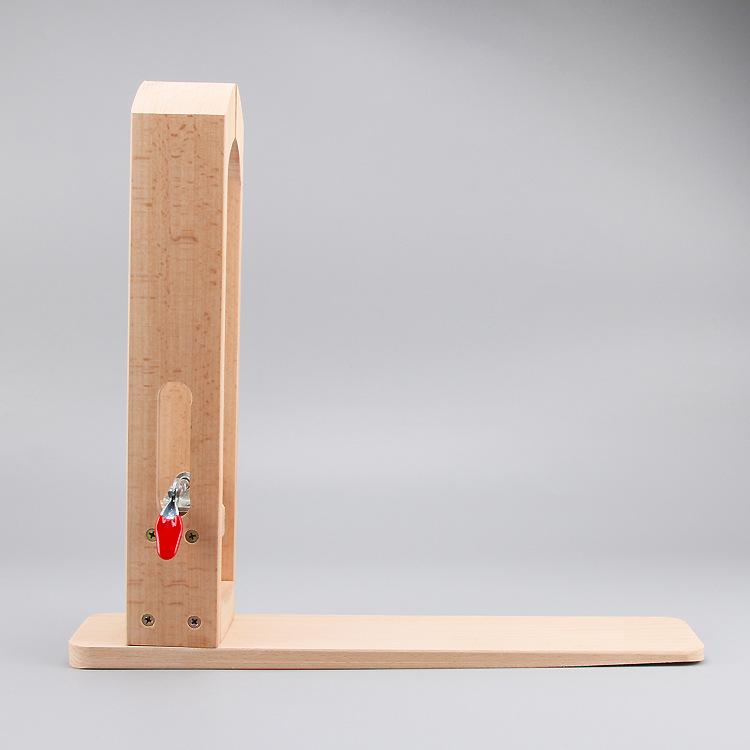DIY Hand-Sewn Leather Carving Wood Clamp - Imported Beech Wide Clamp