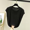 Women's Modal Sleeveless Loose Plus Size Round Neck Summer Top