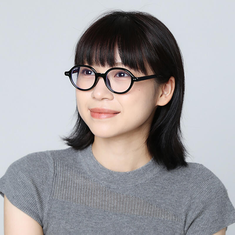 Neo Retro Geek Chic 2310 Horn-Rimmed Glasses BLACK