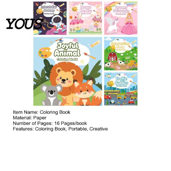 Easy Trace Line Drawings Children's Coloring Book, with Cute Animal Theme, Thick Paper Sketchbook, Kids Fun Pictures for Toddlers Drawing And Painting