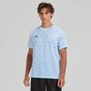 Under Armour Dopamine Print Simple Logo Sports Striped Crew Neck Short Sleeve T-Shirt Unisex Tops Blue 24500510-465