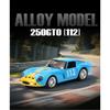 Simulated 1/32 Ferrari Track Version 250-GTO Car Model, Alloy Die-cast, Sound and Light, Children's Toy Car, Birthday Gift