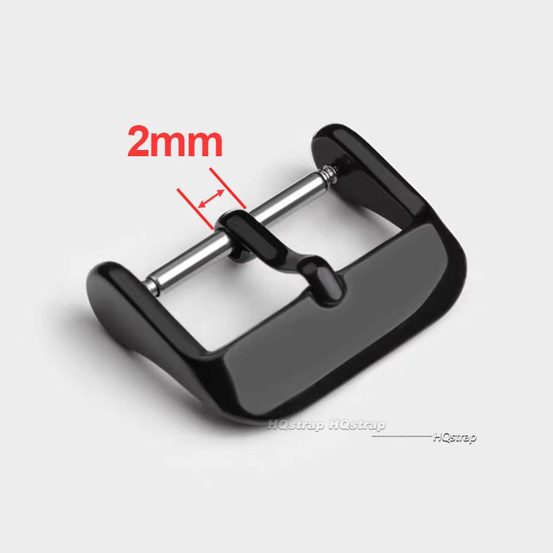 Fibbia per Orologio in Acciaio Inossidabile Fibbia di Ricambio Fibbia Metallica per Cinturino in Silicone con Strumento 14mm 16mm 18mm 20mm 22mm