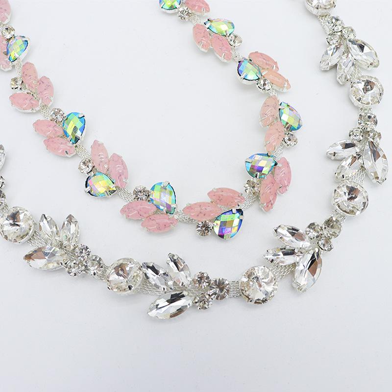 Markis Strass Klo Kedja för DIY Aftonklänning och High-End Modeaccessoarer