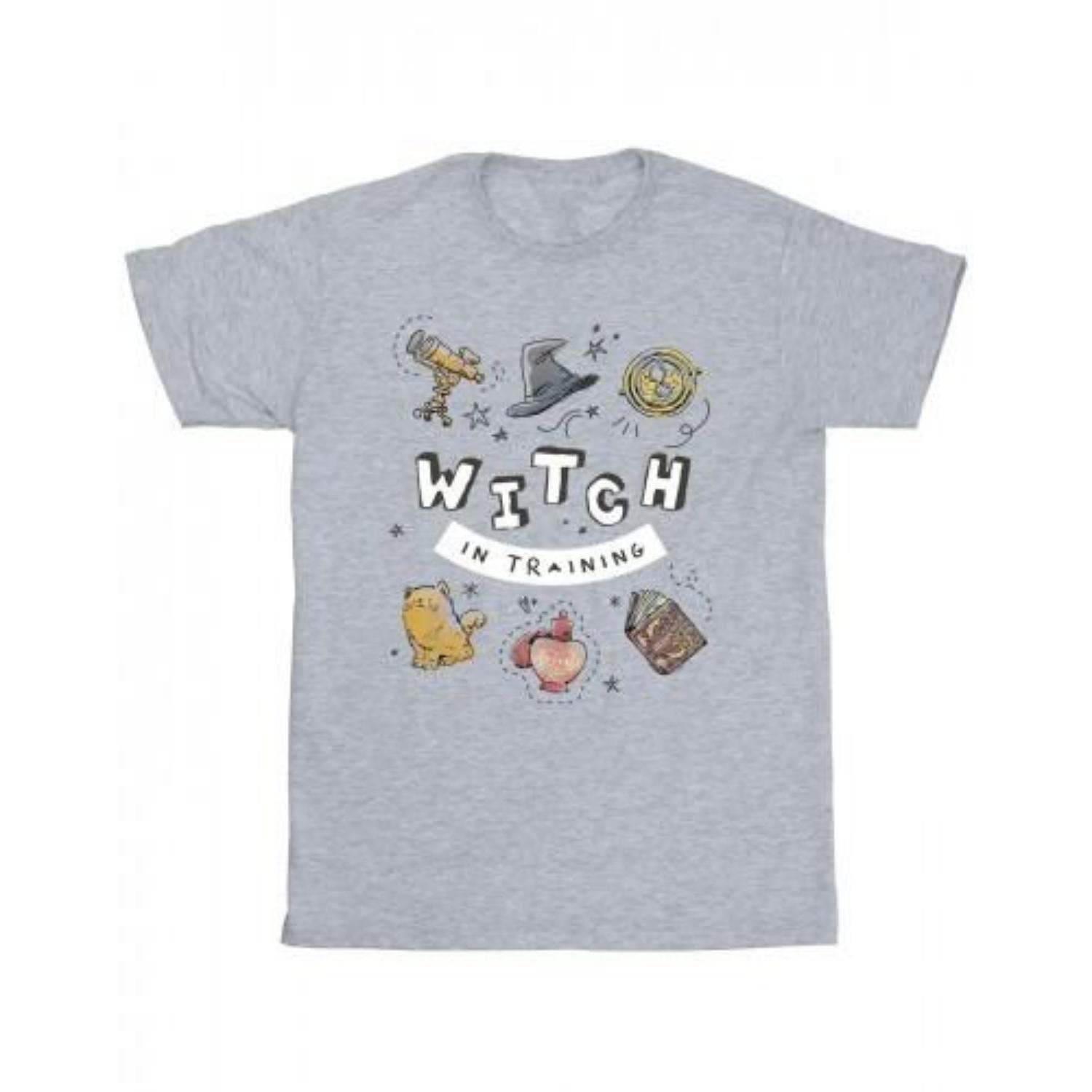 

HARRY POTTER Mens Witch In Training T-Shirt S чёрный