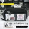 Canvas Pencil Case Large Capacity Durable School Supplies For Students