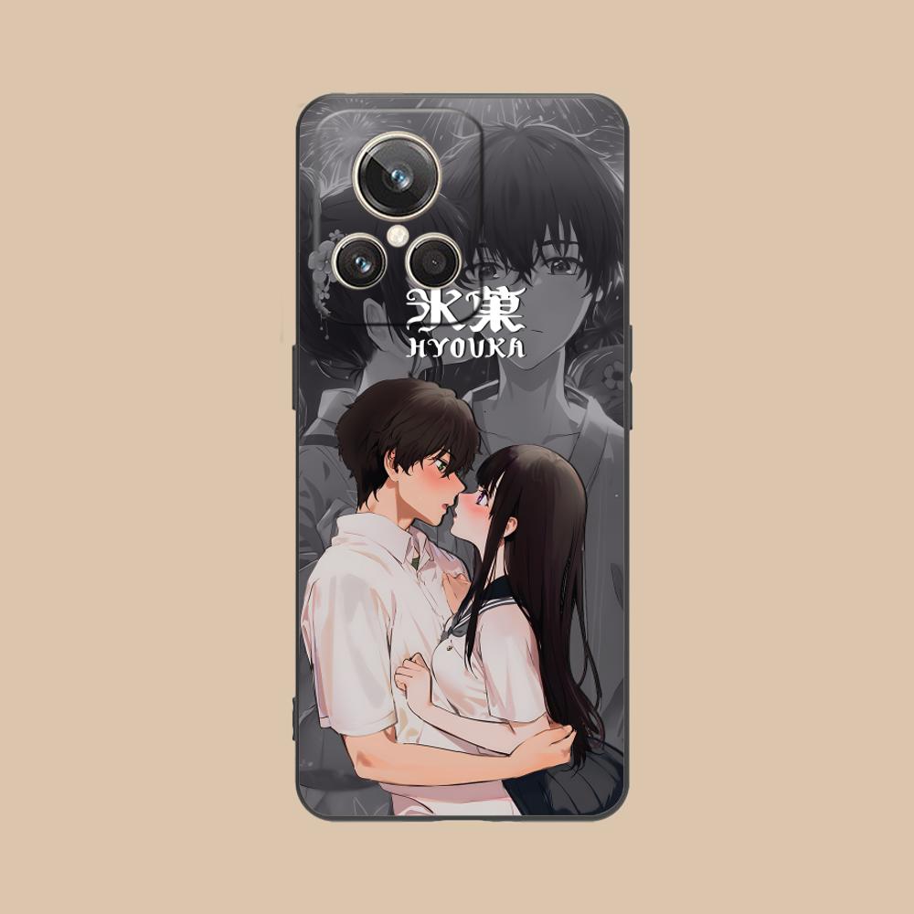 Hyouka Chitanda Oreki Mobile Phone Case for Realme 15 14 13 12 11 10 9 Pro Plus T i Lite 5G Colorful Printing Cover Cover Luxury