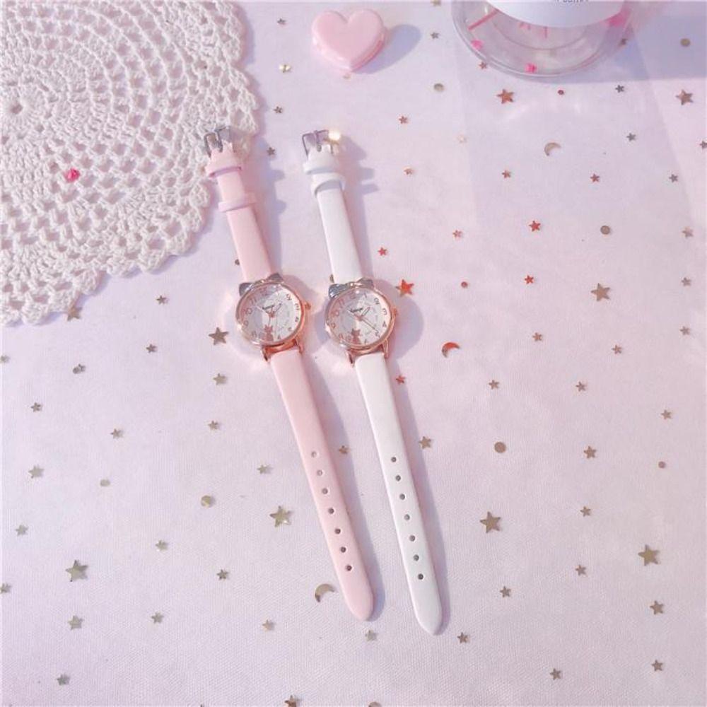 Cat Ear Quartz Watch Quartz Clock Wristwatch Creative Bracelet
