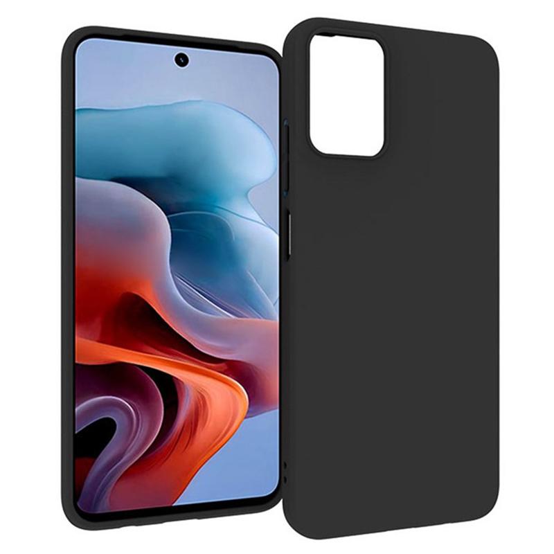 WANLONFENG MS Series for Motorola Moto G45 5G/G34 5G TPU Case Matte Cover with Screen Film (Big Lens Hole)