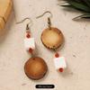 Original Design Traditional Chinese Medicine Plant Earrings Retro Literature Natural Fruit Handmade Long Earrings Women