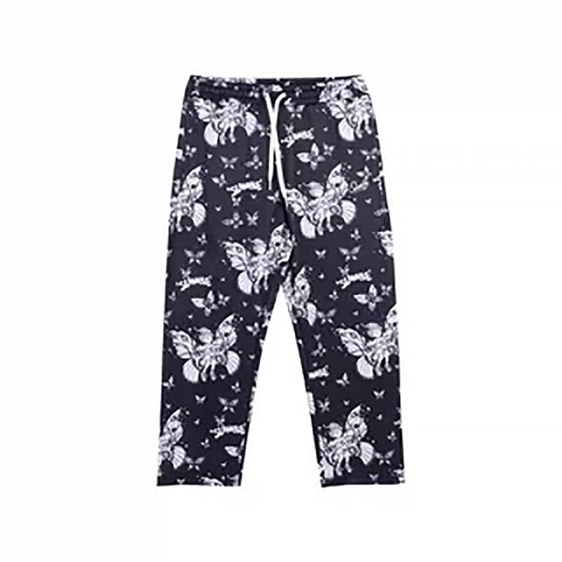 Pantalons de Pyjama Slamble Imprimé Entièrement Coupe Ample Personnalité Basket-ball