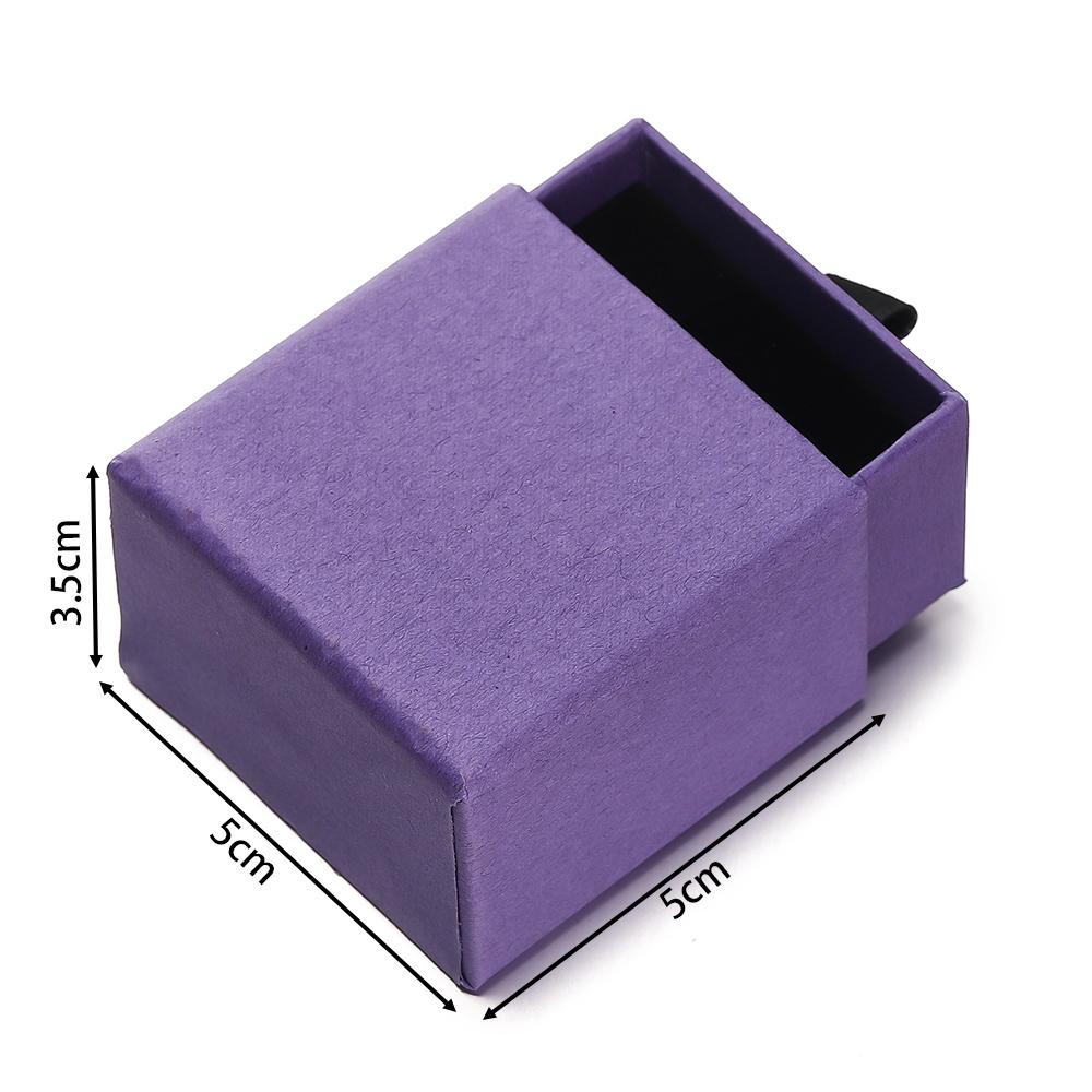 Creative Drawer Jewelry Packaging Box Necklace Ring Earing Bracelet Storage Organizer Display Stand Solid Color Paper Gift Boxes