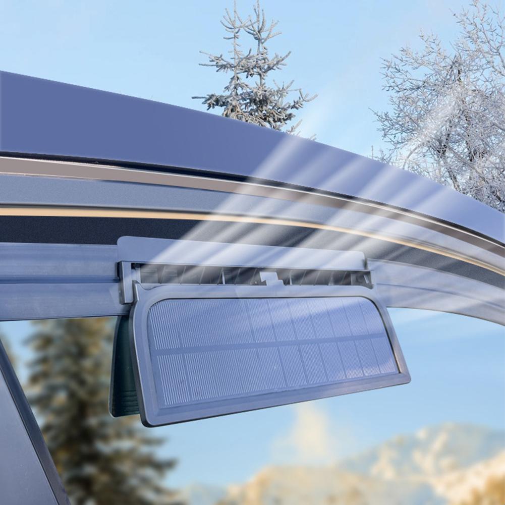 Summer Hot Selling Three In One Solar Car Exhaust Fan Window Ventilation Fan Car Cooling Circulation Exhaust Fan