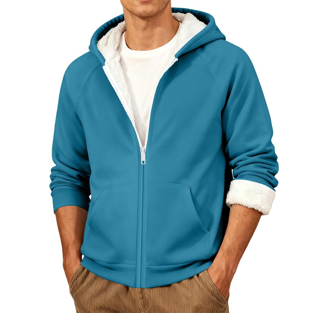 Men's Casual Warm Hooded Jacket