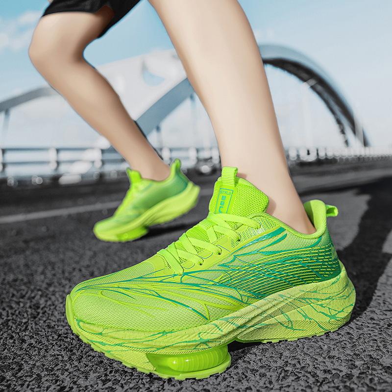 Outdoor professionelle Rennleistung Laufschuhe super elastische weiche Sohle Stoßabsorption verschleißfeste Sportschuhe Marathon Gymnastikschuhe