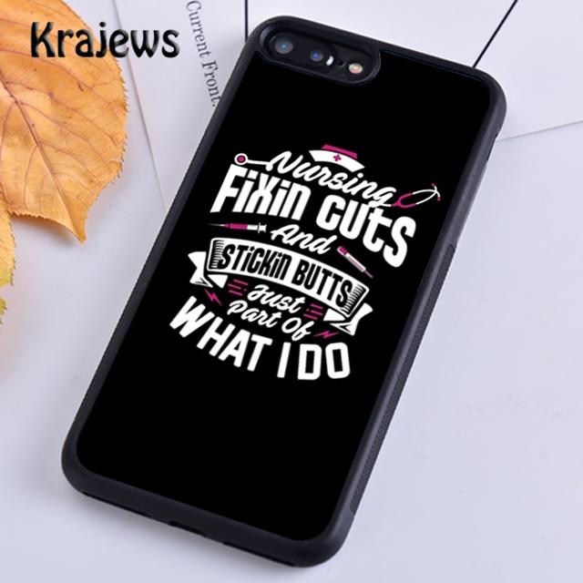 Nurse Syringe Heartbeat Medicine Phone Case Cover For iPhone 17 Air 16 15 14 Plus 12 13 Pro Max Fundas