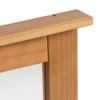VIGO Mirror Honey Brown 55.5 x 5 x 70 cm Solid Pine Wood