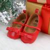 Baby Girl Christmas Moccasins Princess Sparkly Mary Jane Dresses Shoes Premium Lightweight Soft Sole Crib Shoes Toddler Shoes