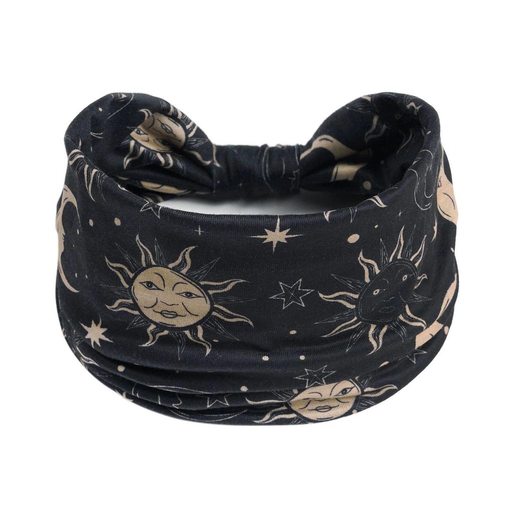 Women's Wide Retro-Style Elastic Sports Headband - Yoga & Hair Accessory
