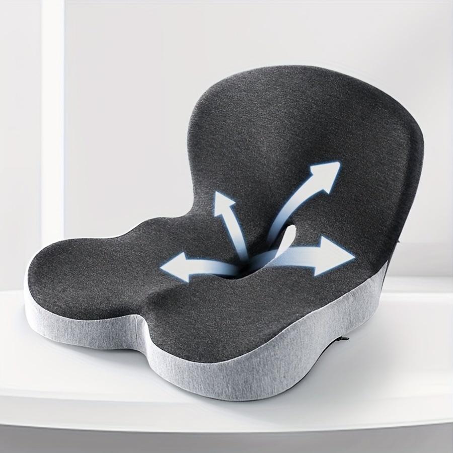 Memory Foam Traspirante, Lento Ritorno, Comodo Cuscino Monopezzo, Schienale, Cuscino Schienale Integrato, Cuscino, Cuscino per Sedia, Protezione Lombare per Auto